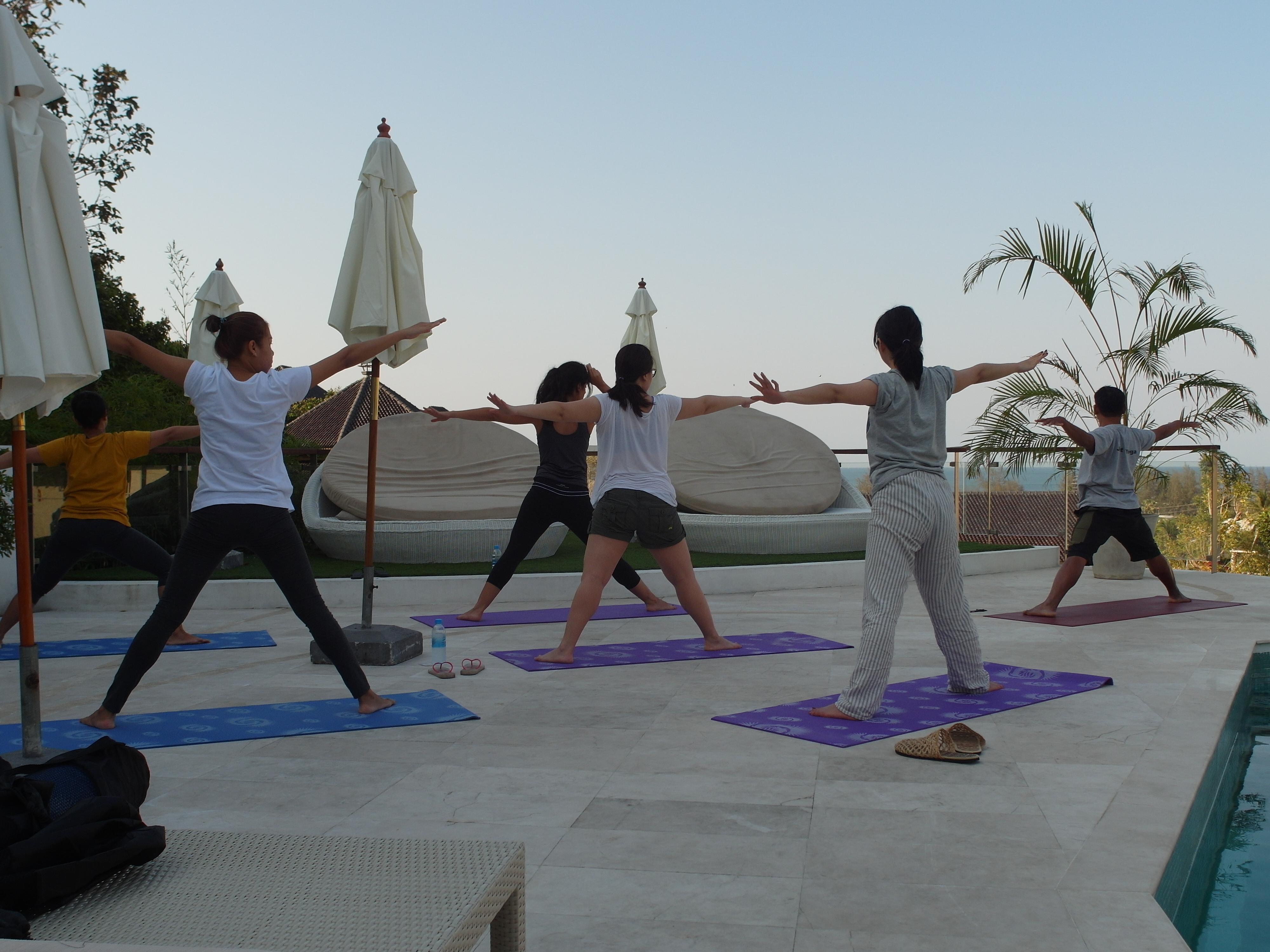 Mandarava Resort And Spa, Karon Beach Exterior photo A yoga class at the Four Seasons Hotel, Bangkok