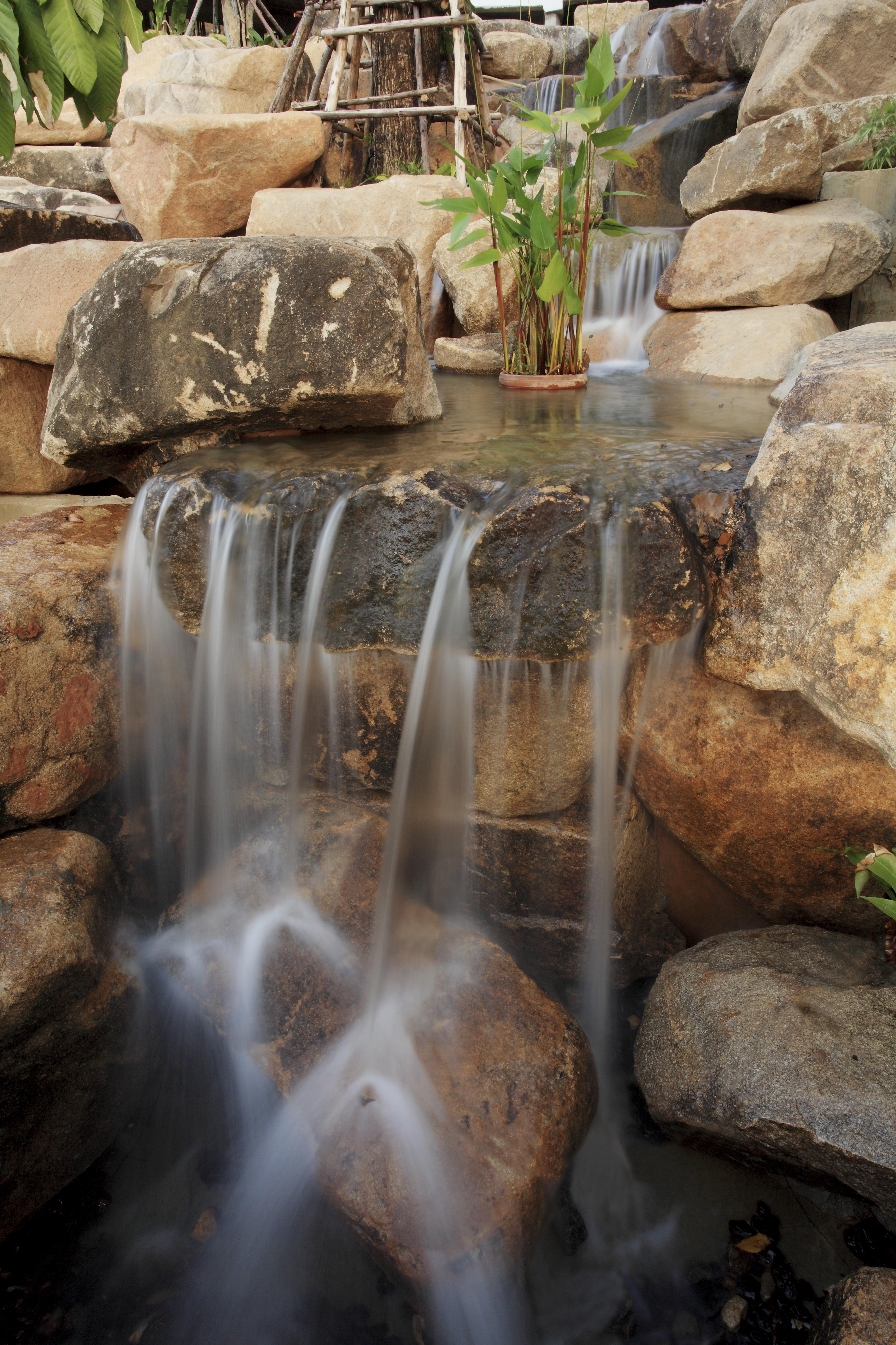 Mandarava Resort And Spa, Karon Beach Exterior photo Waterfall at the park